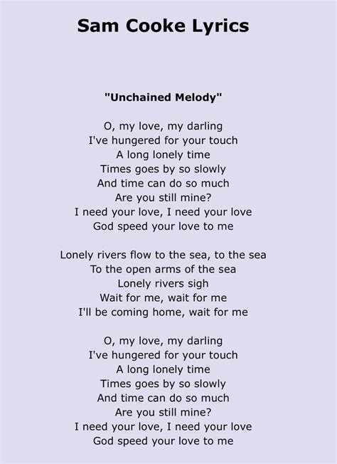 unchained melody lyrics|unchained melody lyrics meaning.